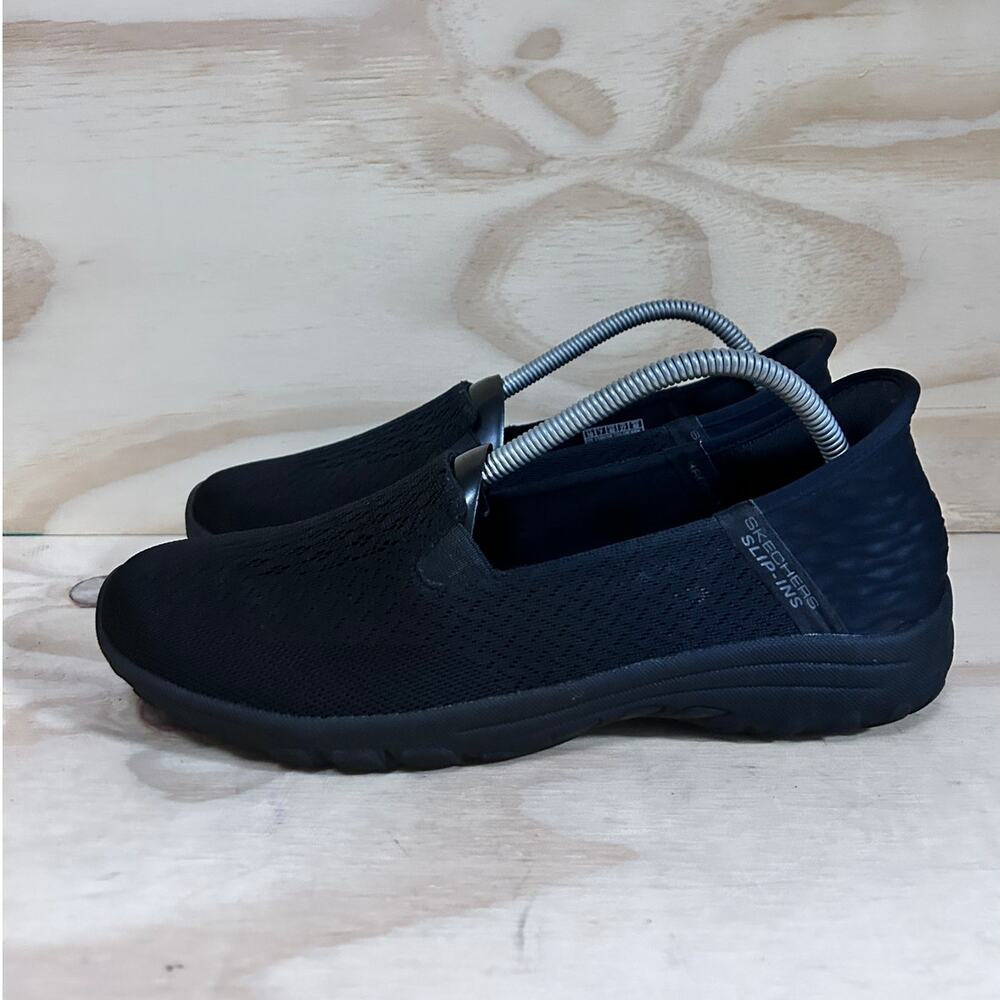 Skechers - Reggae Fest 2.0 - Slip-On Sneakers - Black - Women's - 10 - SN 158698 - Picture 3 of 9